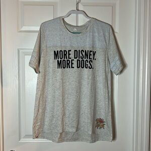 Disney T-Shirt “More Disney More Dogs” Women’s 1x NWT